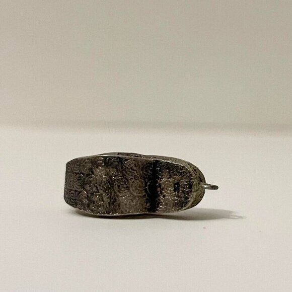 Vintage Shoe Clog Charm Filigree Pendant - Picture 8 of 14